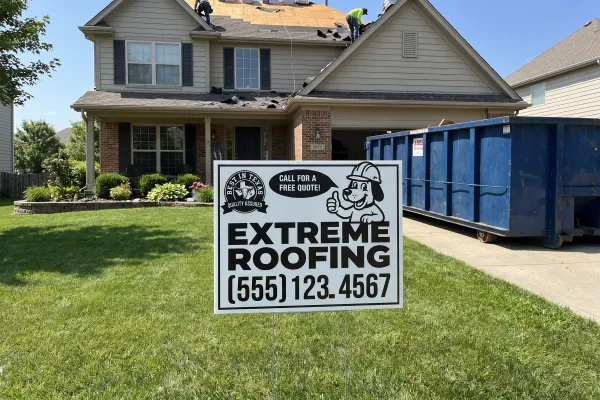 Neighborhood yard sign strategy