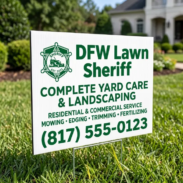 Custom Yard Signs Dallas, TX | UZ Marketing