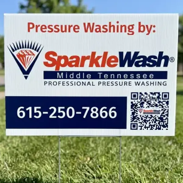 SmartFlute distortion-free yard sign comparison