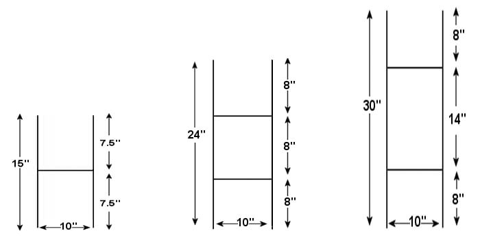 Wire frames and H-brackets for yard signs