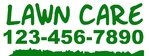 Lawn Care Signs