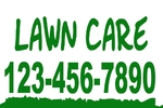 Lawn Care Signs