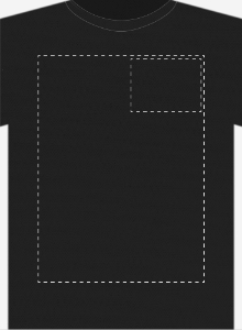 BLACK - FRONT ONLY