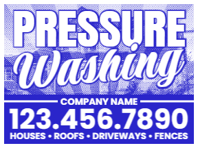 Pressure Washing Yard Sign Template 14