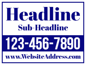 Starter Yard Sign Template 05