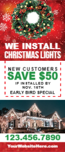 Holiday Door Hanger Template 01