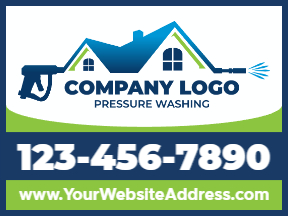 Pressure Washing Premium Yard Sign Template 01