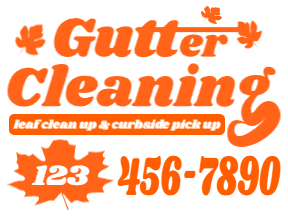 Gutter Cleaning1-Color Yard SignTemplate 12