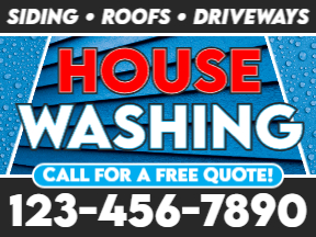 Pressure Washing Premium Yard Sign Template 05