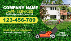Lawn Care Business Card