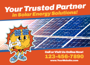 Solar Panels EDDM Postcard Template 01