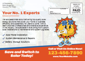 Solar Panels EDDM Postcard Template 01