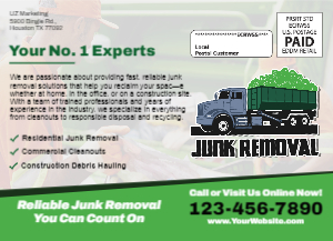 Junk Removal EDDM Postcard Template 01