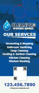 Cleaning Door Hanger Template 02