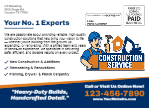 Construction EDDM Postcard Template 04