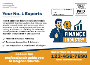 Finance EDDM Postcard Template 03