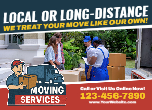 Moving Services EDDM Postcard Template 02