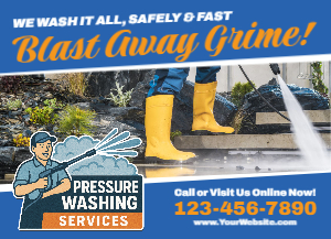 Pressure Washing EDDM Postcard Template 04