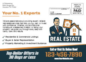 Real Estate EDDM Postcard Template 01
