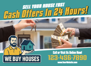 We Buy Houses EDDM Postcard Template 01