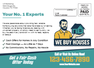 We Buy Houses EDDM Postcard Template 01