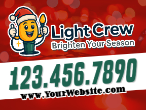Holiday Premium Yard Sign Template 02