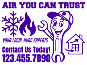 HVAC Yard Sign Template 02