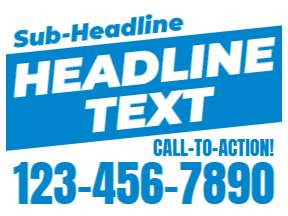 Starter Yard Sign Template 08