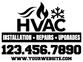 HVAC Yard Sign Template 03