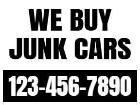 Automotive Yard Sign Template 01