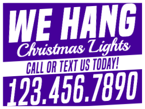 Holiday Yard Sign 20