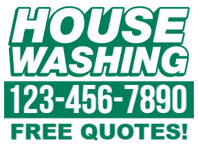 Pressure Washing Yard Sign Template 17