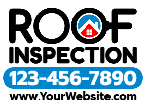 Roofing3-Color Yard SignTemplate 10