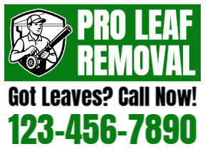 Gutter Cleaning2-Color Yard SignTemplate 05