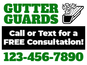 Gutter Cleaning2-Color Yard SignTemplate 06