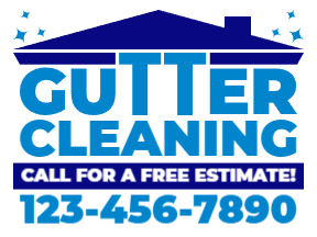 Gutter Cleaning2-Color Yard SignTemplate 07
