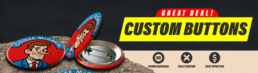 Custom Pin-Back Buttons | Round Buttons
