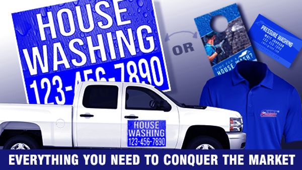 Pressure Washing Print Marketing Starter Kit