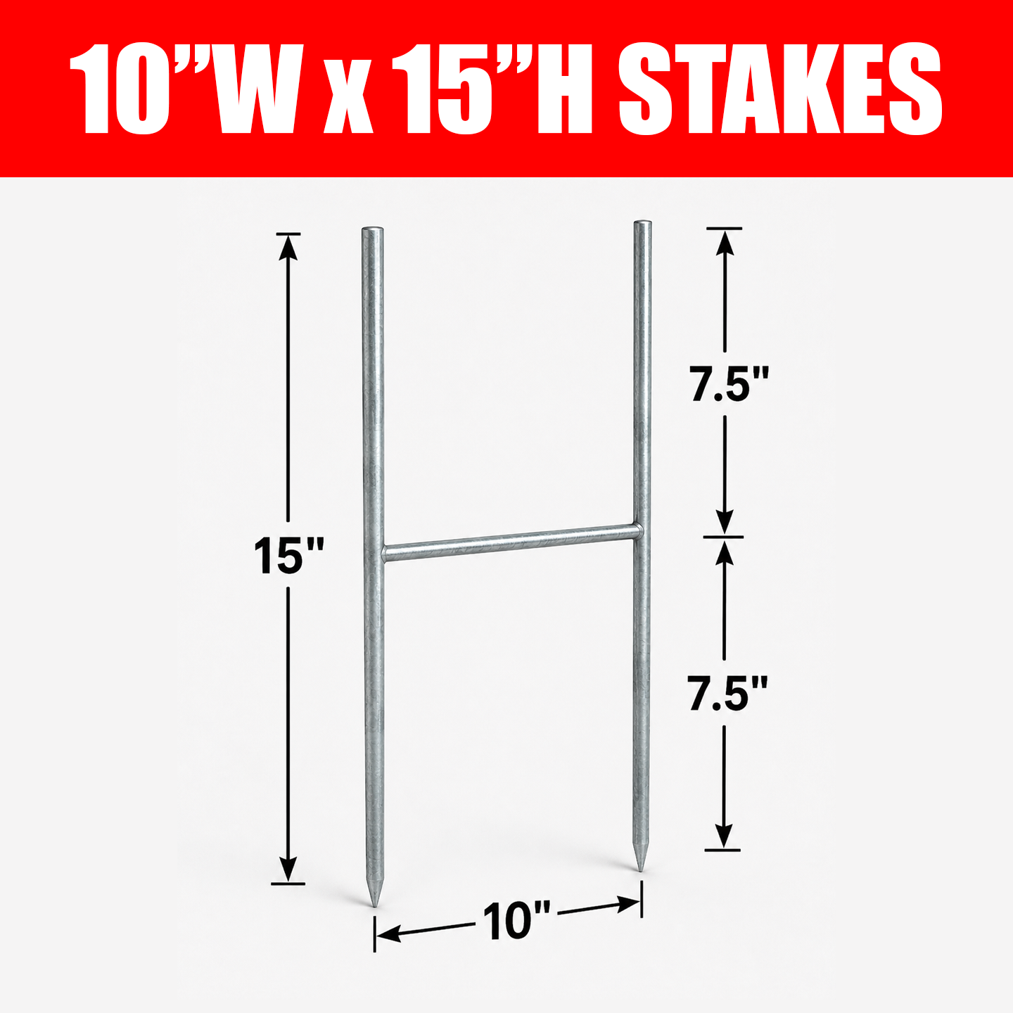 Short Wire Stakes (10x15