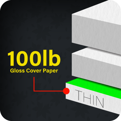 100LB Gloss Cover