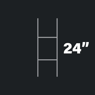 Medium H Wire Stakes (10x24